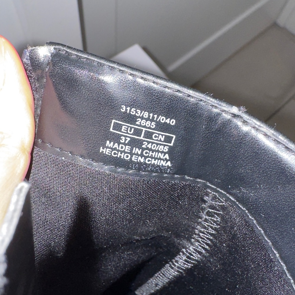 Zara Black Platform Block Heel Ankle Boots - Picture 10 of 10